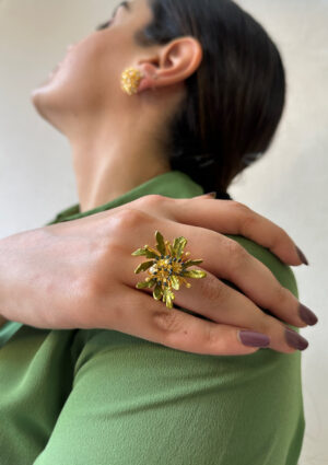 Flowerburst Ring – Forget-me-not Blue1