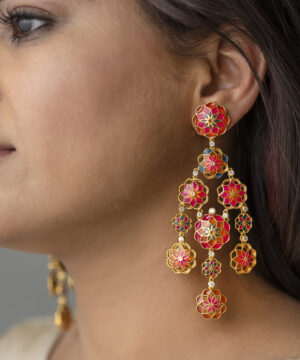 Gul Phool Earrings Big