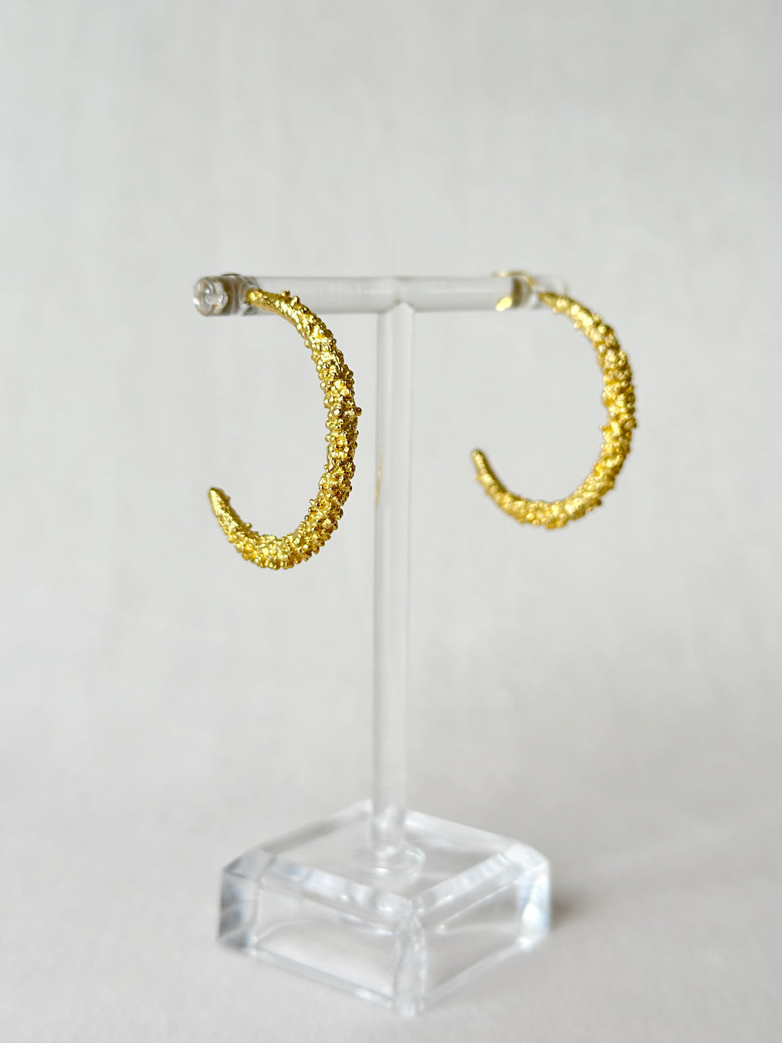 Half Moon Hoops Gold