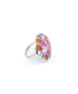Kaleidoscope Psychedelic Ring