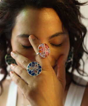 Kaleidoscope Psychedelic Ring2