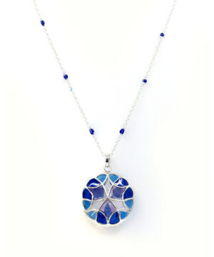 Kaleidoscope Treasure Pendant Blue