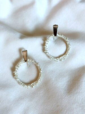 Meteorite Dangles Silver-04
