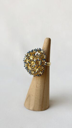 Springtime Sunshine Ring Forget-me-not blue-04