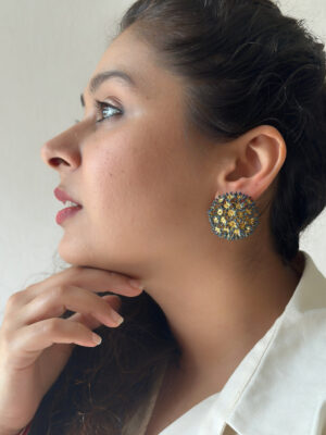 Springtime Sunshine Studs Forget-me-not blue-01