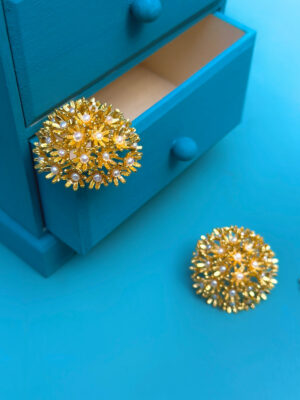 Springtime Sunshine Studs Gold-03