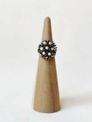 Sunshine Mini Pearl Ring Meteorite Black4