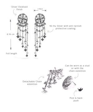 Thar Dhora bhujali earrings Silver3