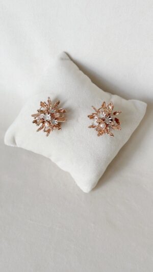 Wild Flower Bouquet Studs Rose
